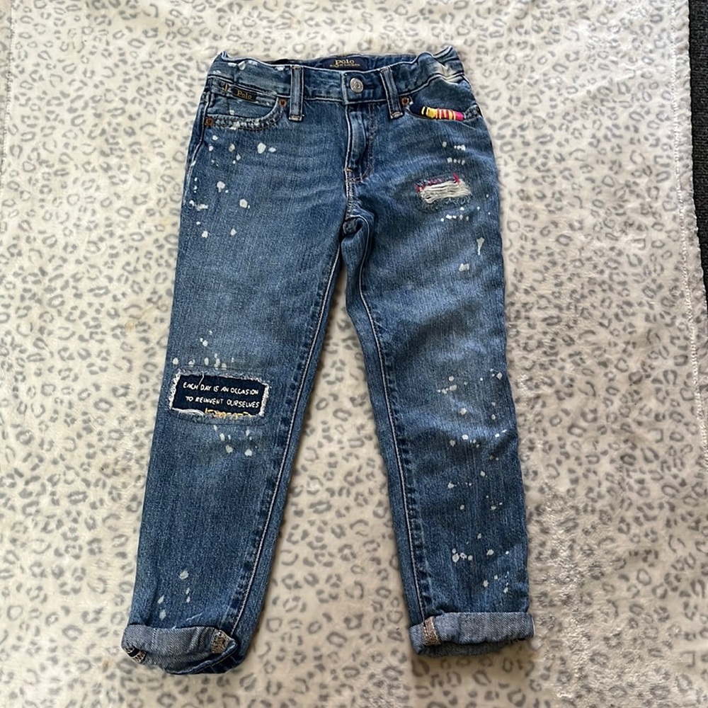 Ralph Lauren Polo Sz 5 Astor slim boyfriend jean very soft bundle to save EUC